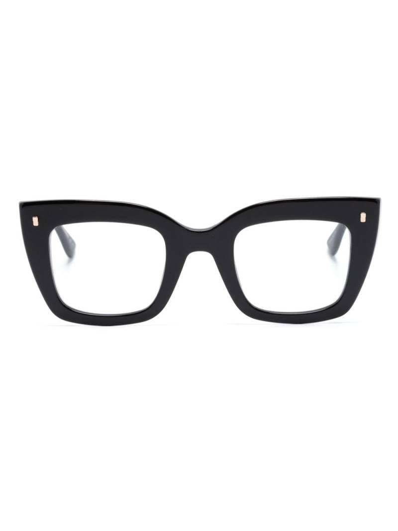 DSQUARED2 EYEWEAR Hype glossy butterfly-frame glasses - Black von DSQUARED2 EYEWEAR