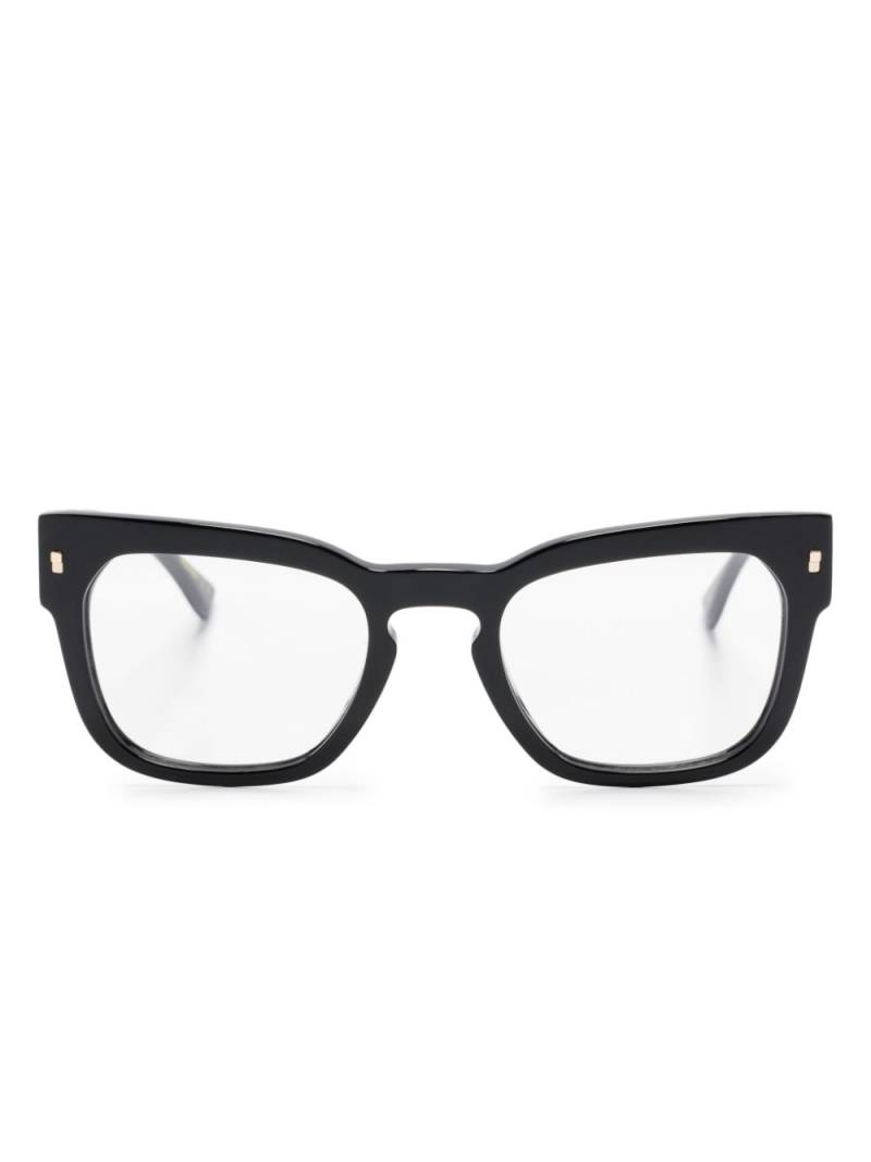 DSQUARED2 EYEWEAR Hype square-frame glasses - Black von DSQUARED2 EYEWEAR