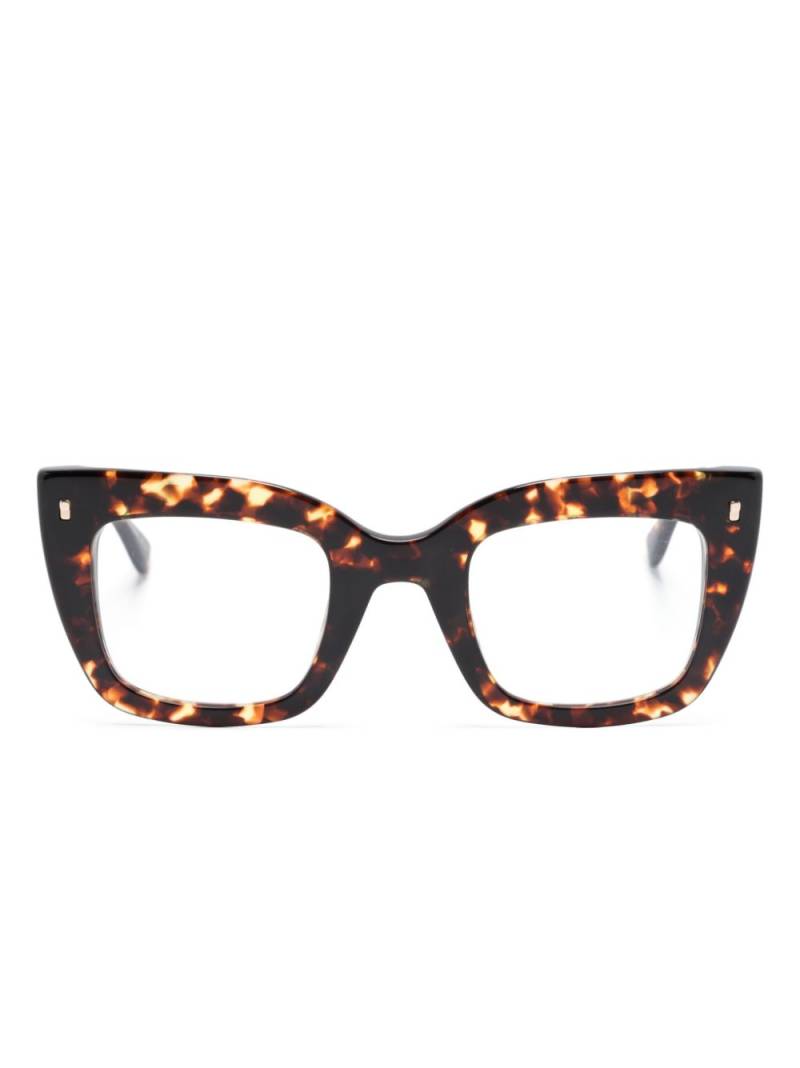 DSQUARED2 EYEWEAR Hype tortoiseshell butterfly-frame glasses - Brown von DSQUARED2 EYEWEAR