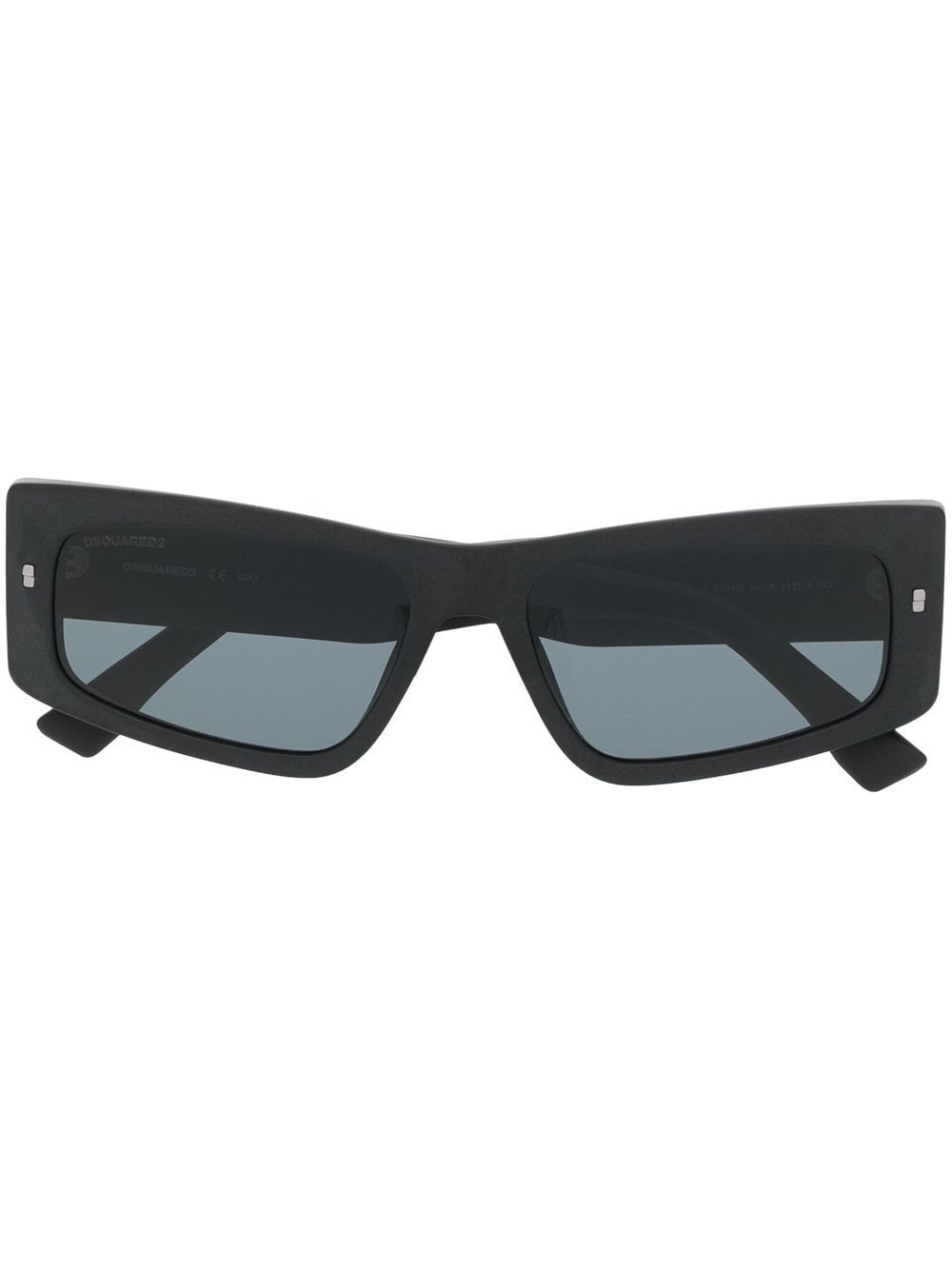 DSQUARED2 EYEWEAR ICON 0007/S rectangle-frame sunglasses - Black von DSQUARED2 EYEWEAR