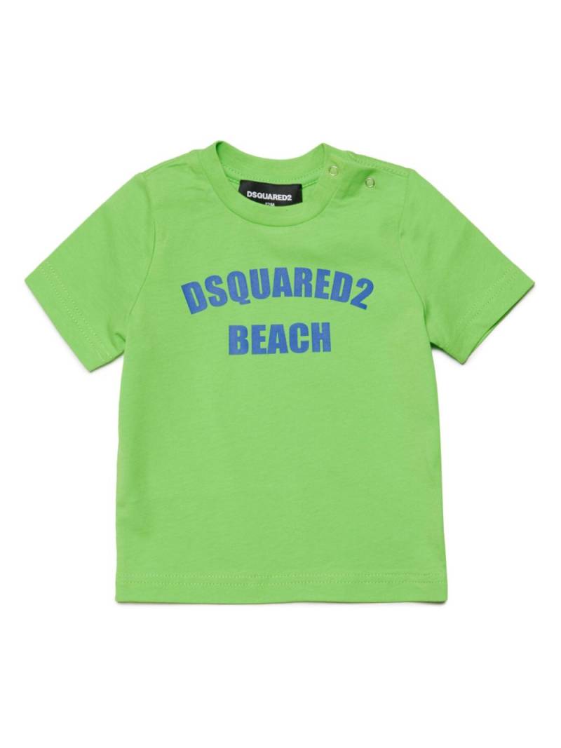 DSQUARED2 KIDS Beach logo-print T-shirt - Green von DSQUARED2 KIDS