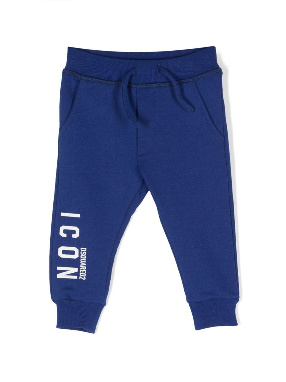 DSQUARED2 KIDS Icon drawstring jersey track pants - Blue von DSQUARED2 KIDS