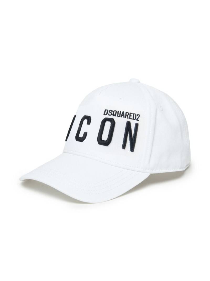 DSQUARED2 KIDS Icon logo-embroidered baseball cap - White von DSQUARED2 KIDS