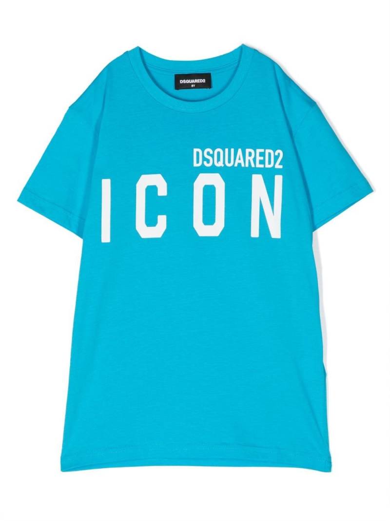 DSQUARED2 KIDS Icon logo-print T-shirt - Blue von DSQUARED2 KIDS