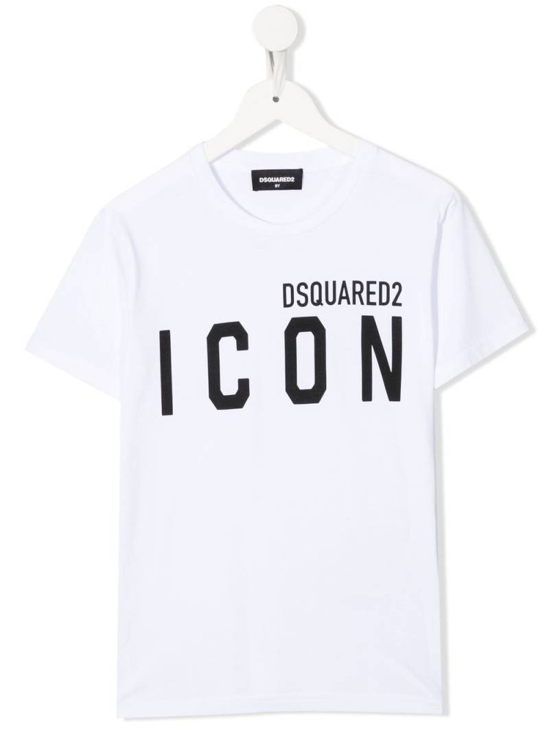 DSQUARED2 KIDS Icon logo-print T-shirt - White von DSQUARED2 KIDS