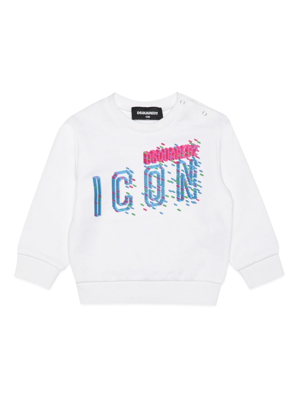 DSQUARED2 KIDS Icon logo-print cotton sweatshirt - White von DSQUARED2 KIDS