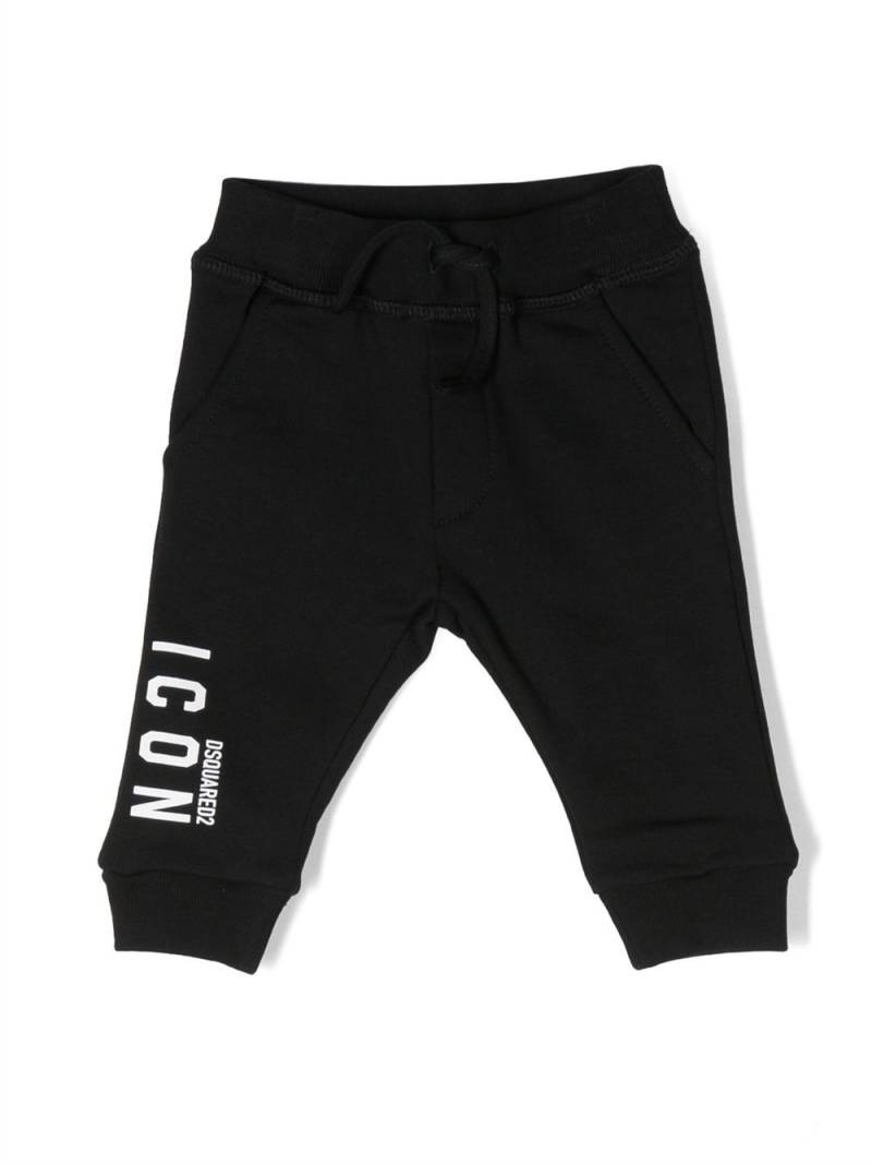 DSQUARED2 KIDS Icon logo-print track pants - Black von DSQUARED2 KIDS