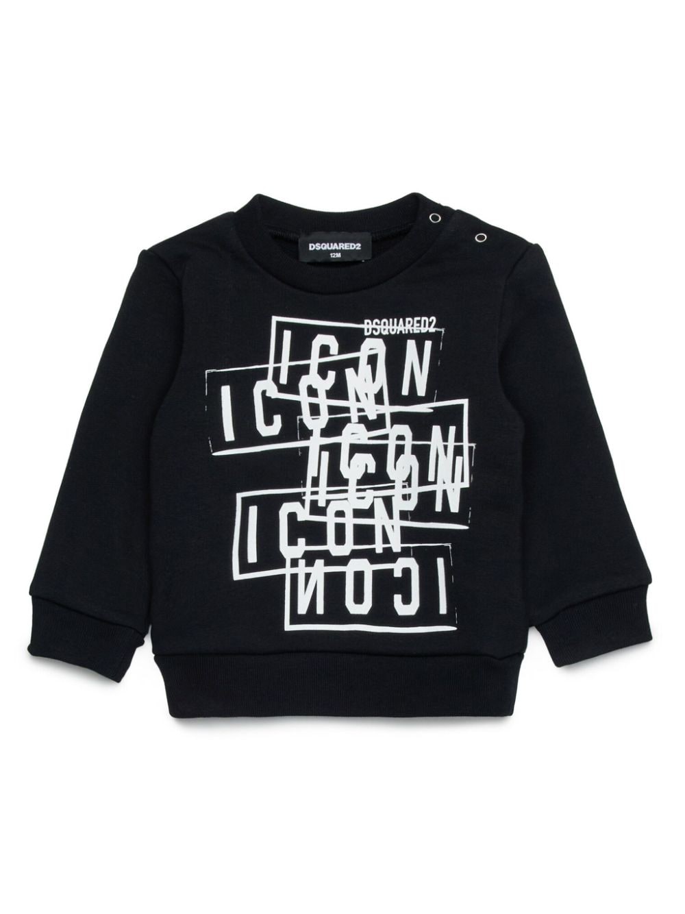 DSQUARED2 KIDS Icon-print cotton sweatshirt - Black von DSQUARED2 KIDS