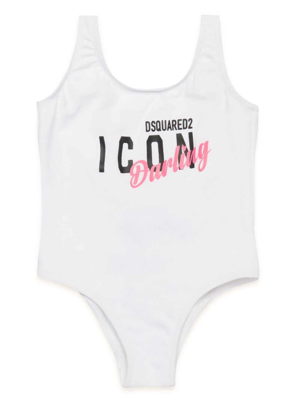 DSQUARED2 KIDS Icon-print swimsuit - White von DSQUARED2 KIDS