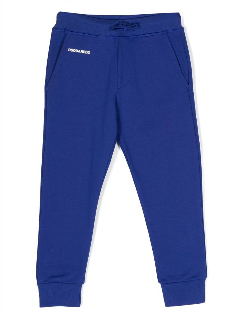 DSQUARED2 KIDS Sport Edtn.07 logo-print track pants - Blue von DSQUARED2 KIDS