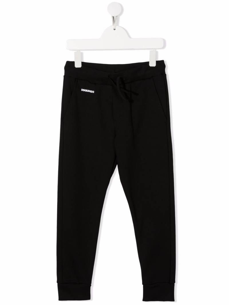 DSQUARED2 KIDS Sport-print track pants - Black von DSQUARED2 KIDS