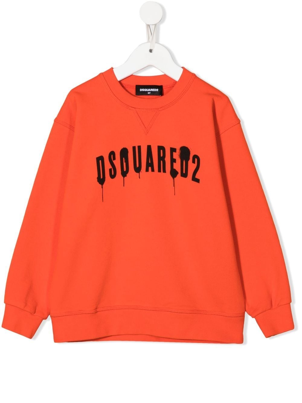 DSQUARED2 KIDS Spray logo-print sweatshirt - Orange von DSQUARED2 KIDS