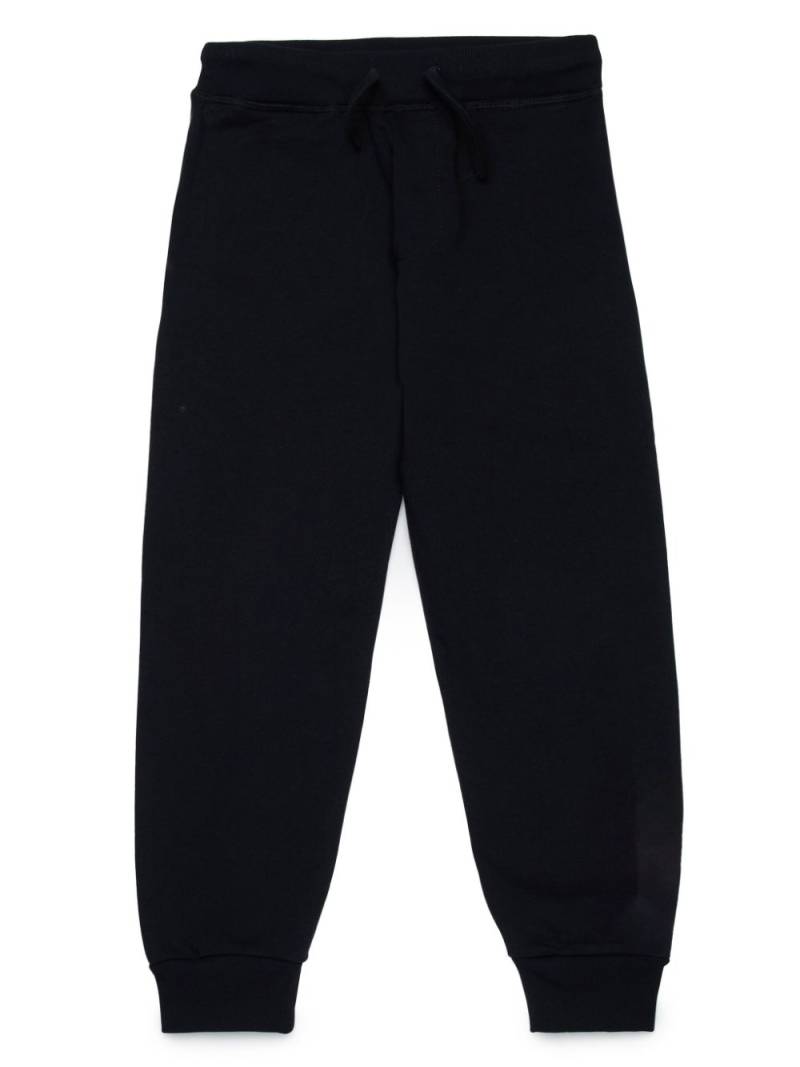 DSQUARED2 KIDS drawstring cotton track pants - Black von DSQUARED2 KIDS