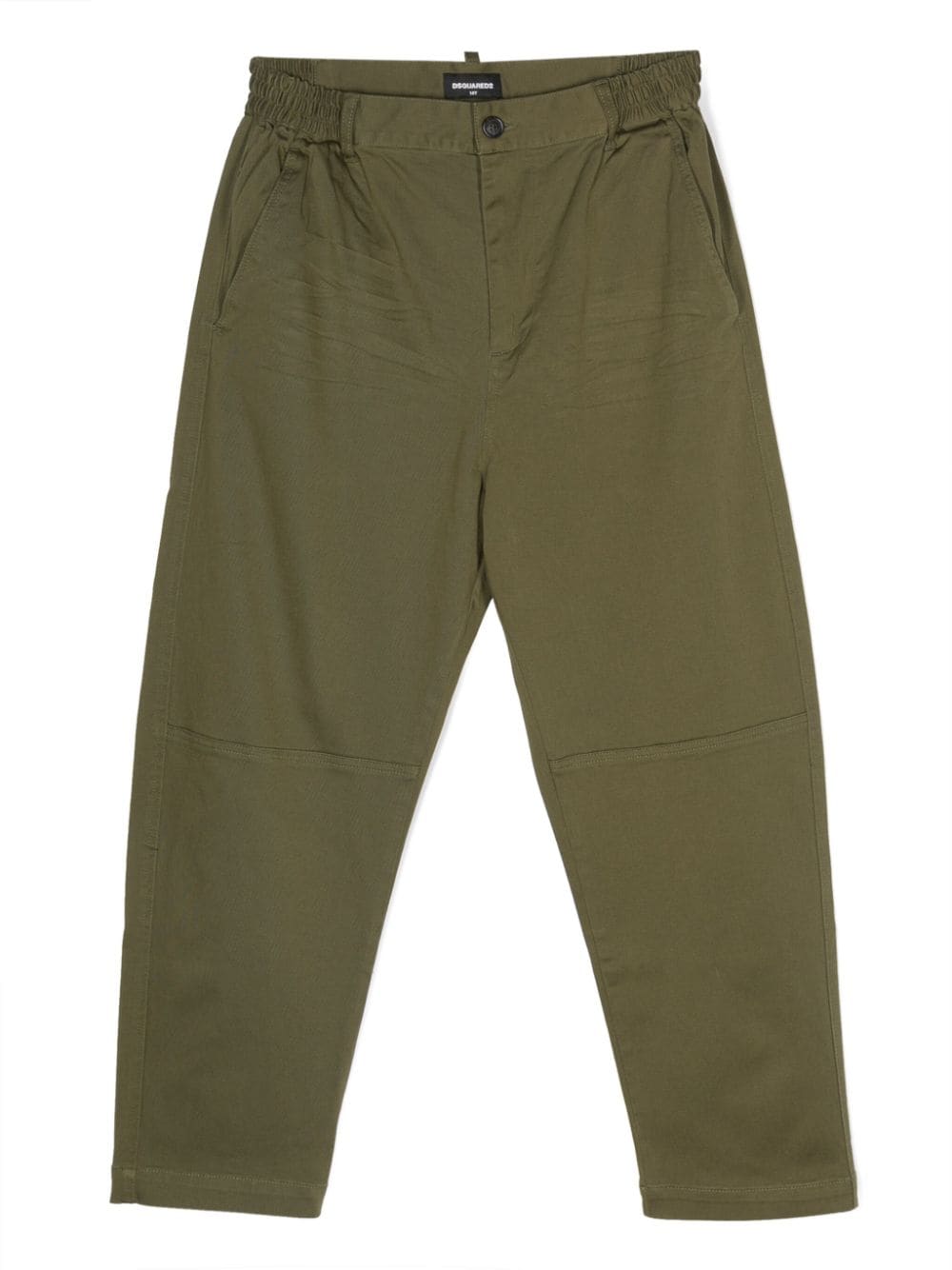 DSQUARED2 KIDS elasticated-waistband tapered trousers - Green von DSQUARED2 KIDS