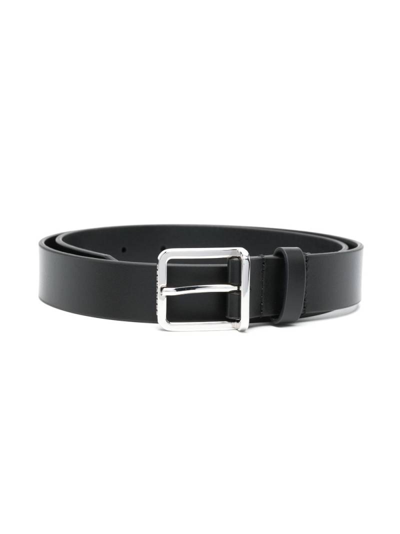 DSQUARED2 KIDS engraved-logo buckle belt - Black von DSQUARED2 KIDS