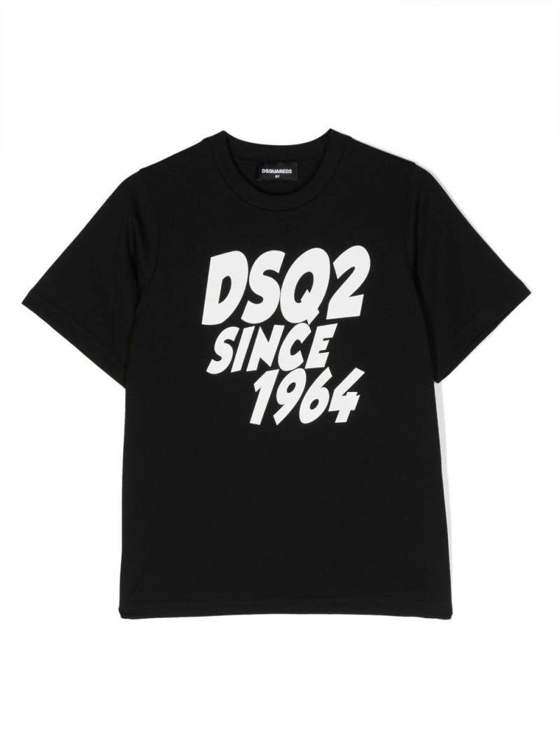 DSQUARED2 KIDS graphic-print short-sleeve T-shirt - Black von DSQUARED2 KIDS