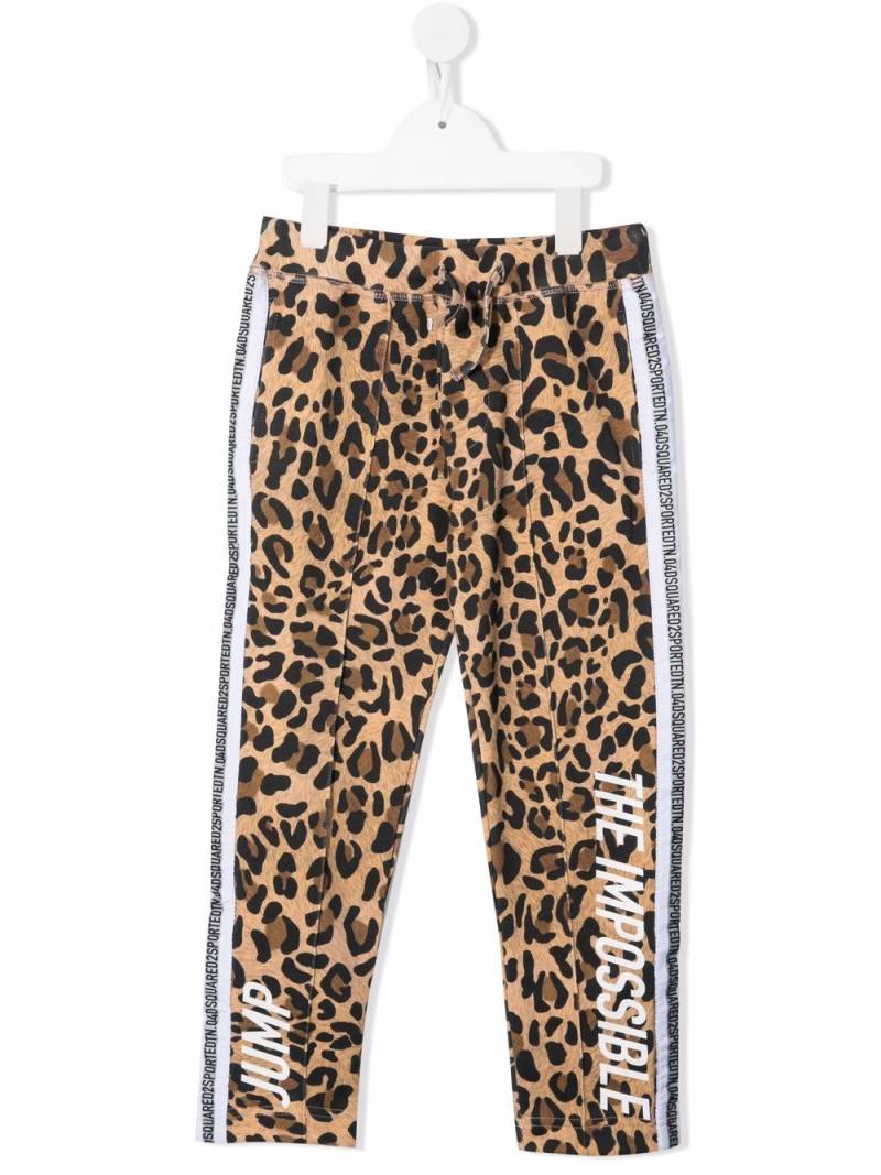 DSQUARED2 KIDS leopard-print leggings - Neutrals von DSQUARED2 KIDS