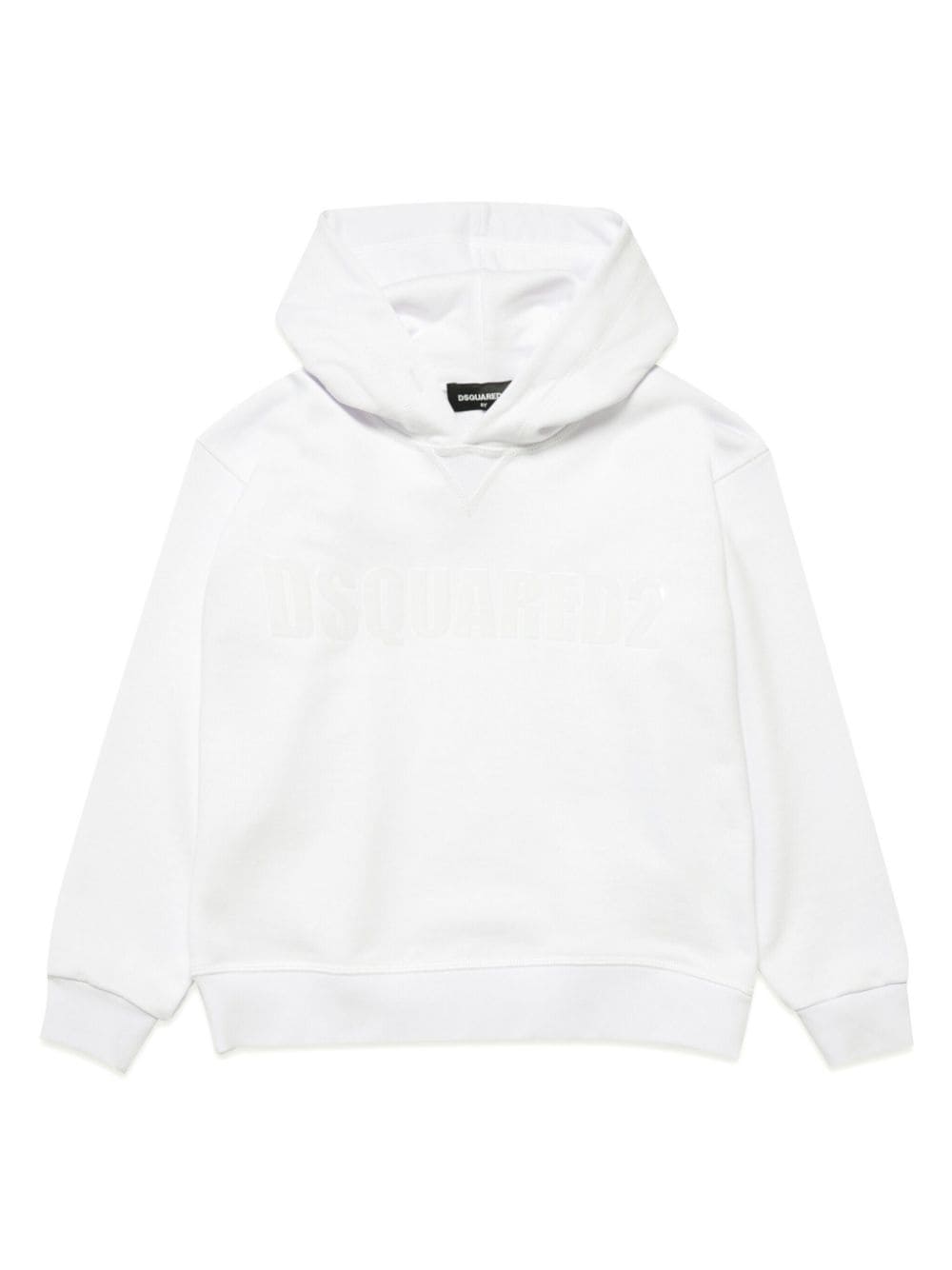 DSQUARED2 KIDS logo-appliqué cotton hoodie - White von DSQUARED2 KIDS