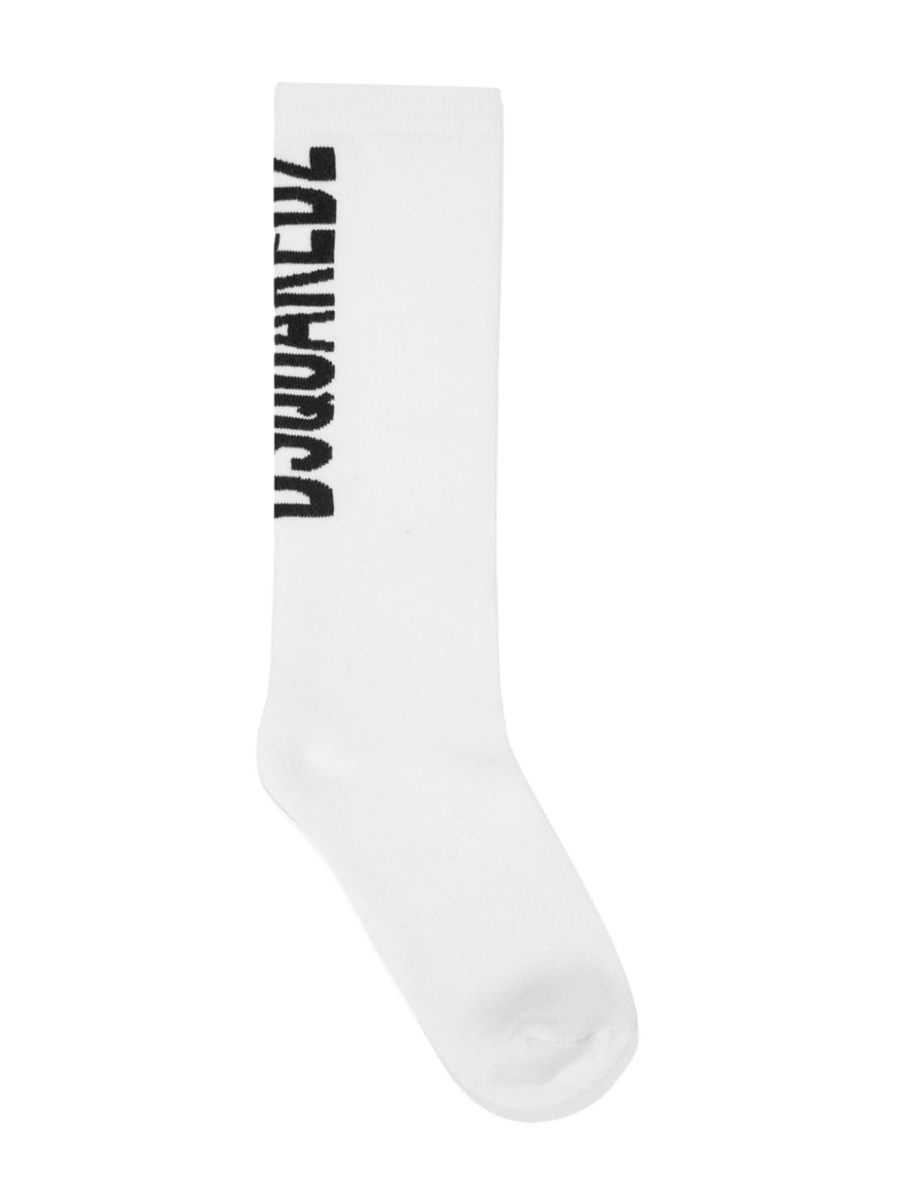 DSQUARED2 KIDS logo-jacquard socks - White von DSQUARED2 KIDS