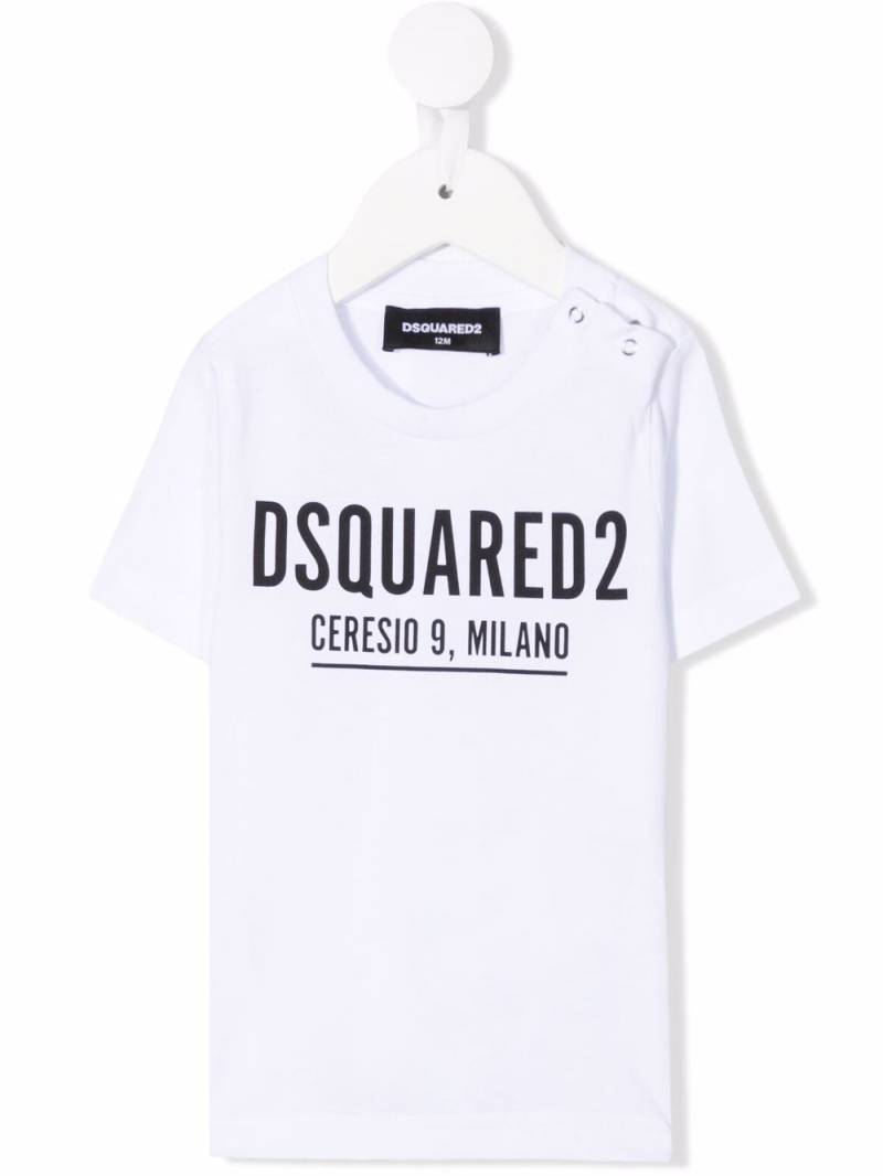 DSQUARED2 KIDS logo print T-shirt - White von DSQUARED2 KIDS