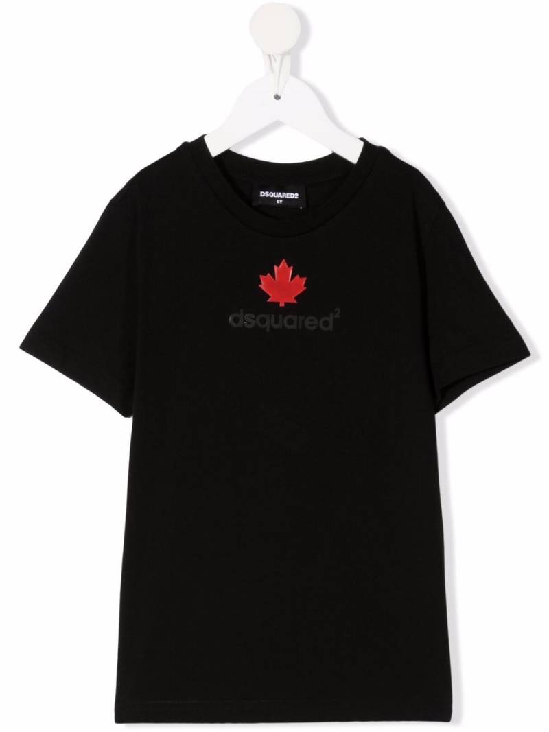 DSQUARED2 KIDS logo-print cotton T-Shirt - Black von DSQUARED2 KIDS