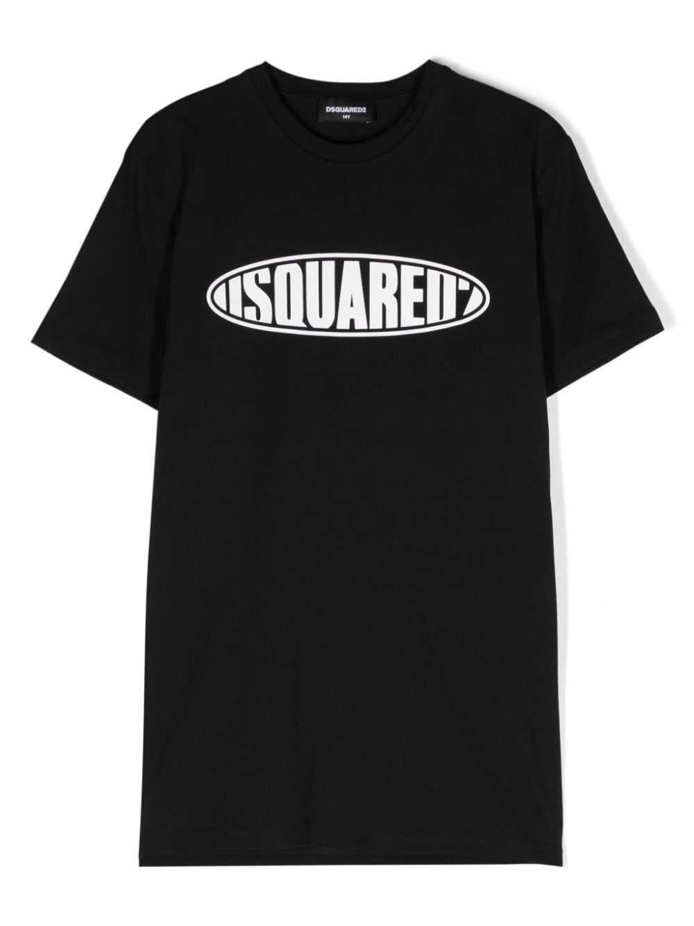 Dsquared2 Kids logo-print cotton T-shirt - Black von Dsquared2 Kids