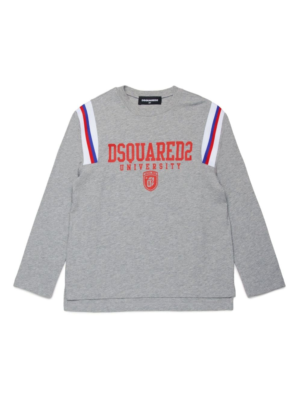 DSQUARED2 KIDS logo-print cotton T-shirt - Grey von DSQUARED2 KIDS