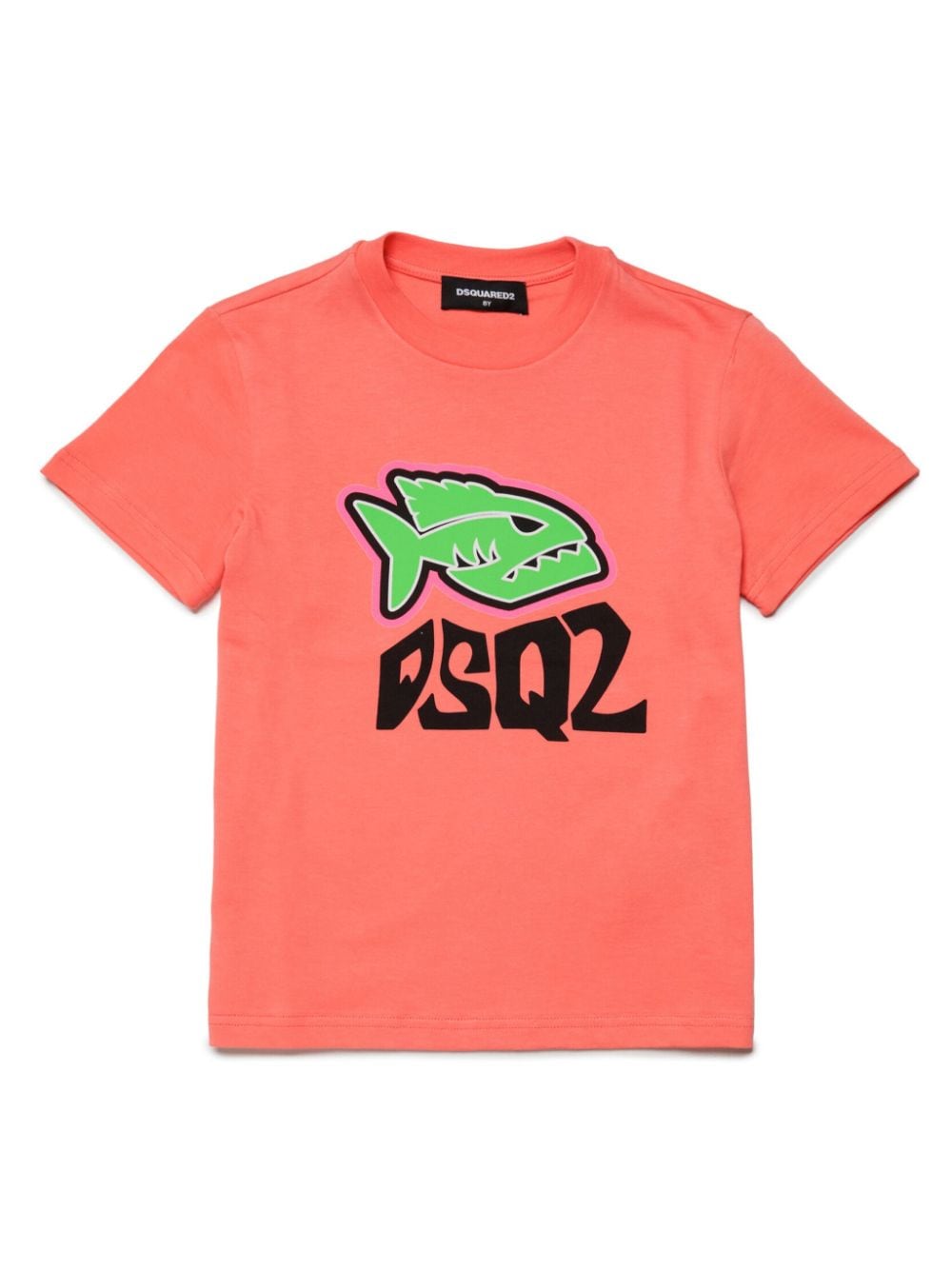 Dsquared2 Kids logo-print cotton T-shirt - Orange von Dsquared2 Kids