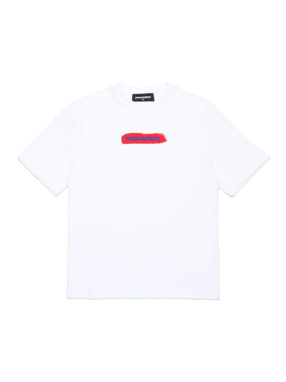 DSQUARED2 KIDS logo-print cotton T-shirt - White von DSQUARED2 KIDS