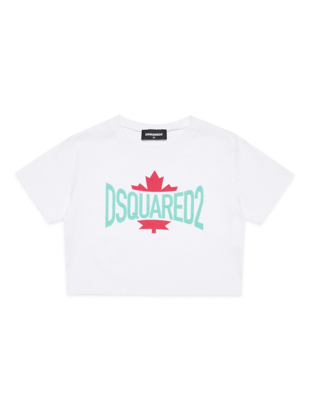 DSQUARED2 KIDS logo-print cotton T-shirt - White von DSQUARED2 KIDS