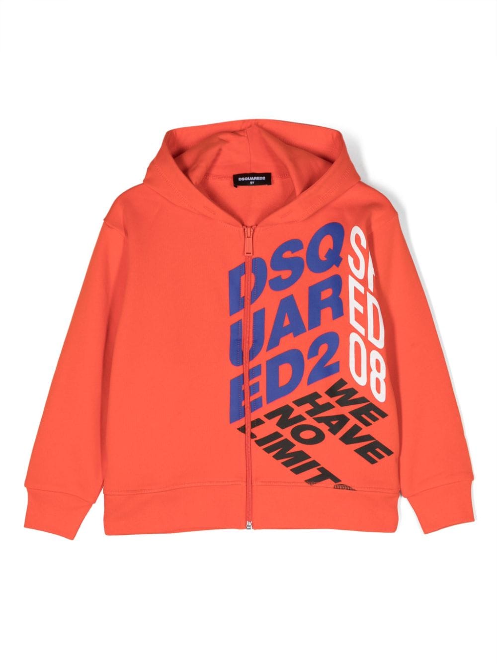 DSQUARED2 KIDS logo-print cotton bomber jacket von DSQUARED2 KIDS