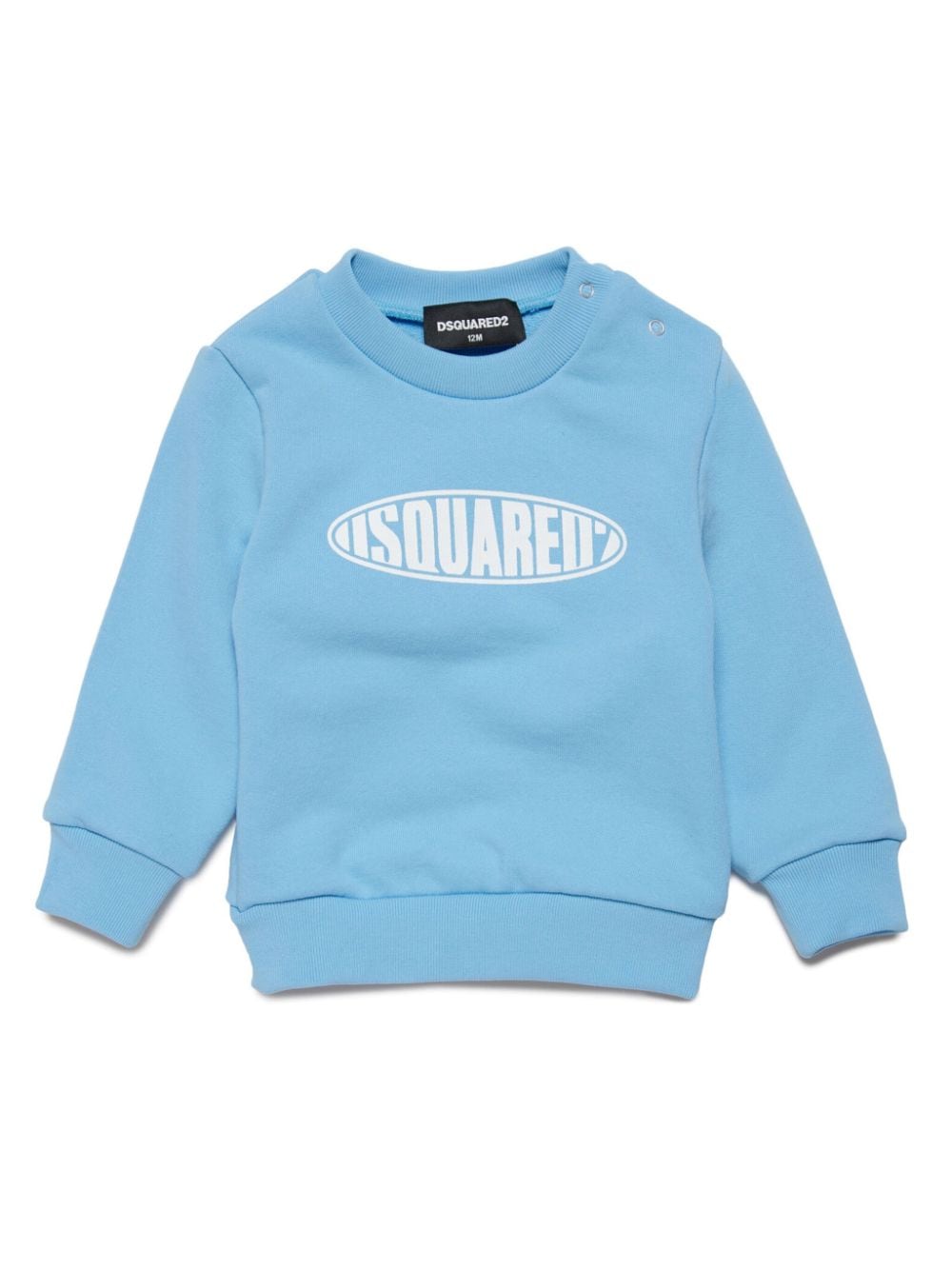 DSQUARED2 KIDS logo-print cotton sweatshirt - Blue von DSQUARED2 KIDS