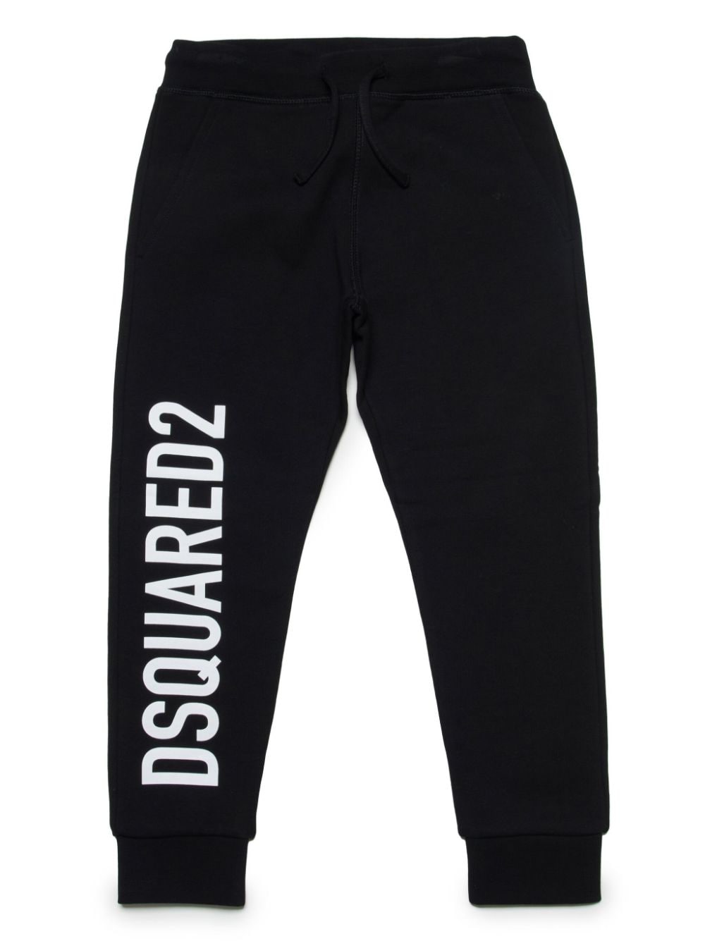 DSQUARED2 KIDS logo-print cotton track pants - Black von DSQUARED2 KIDS