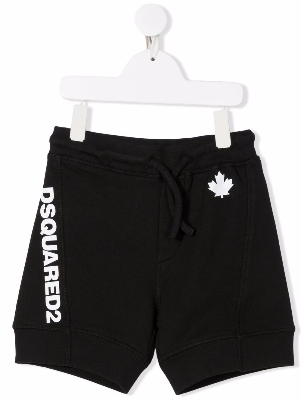 DSQUARED2 KIDS logo-print drawstring shorts - Black von DSQUARED2 KIDS