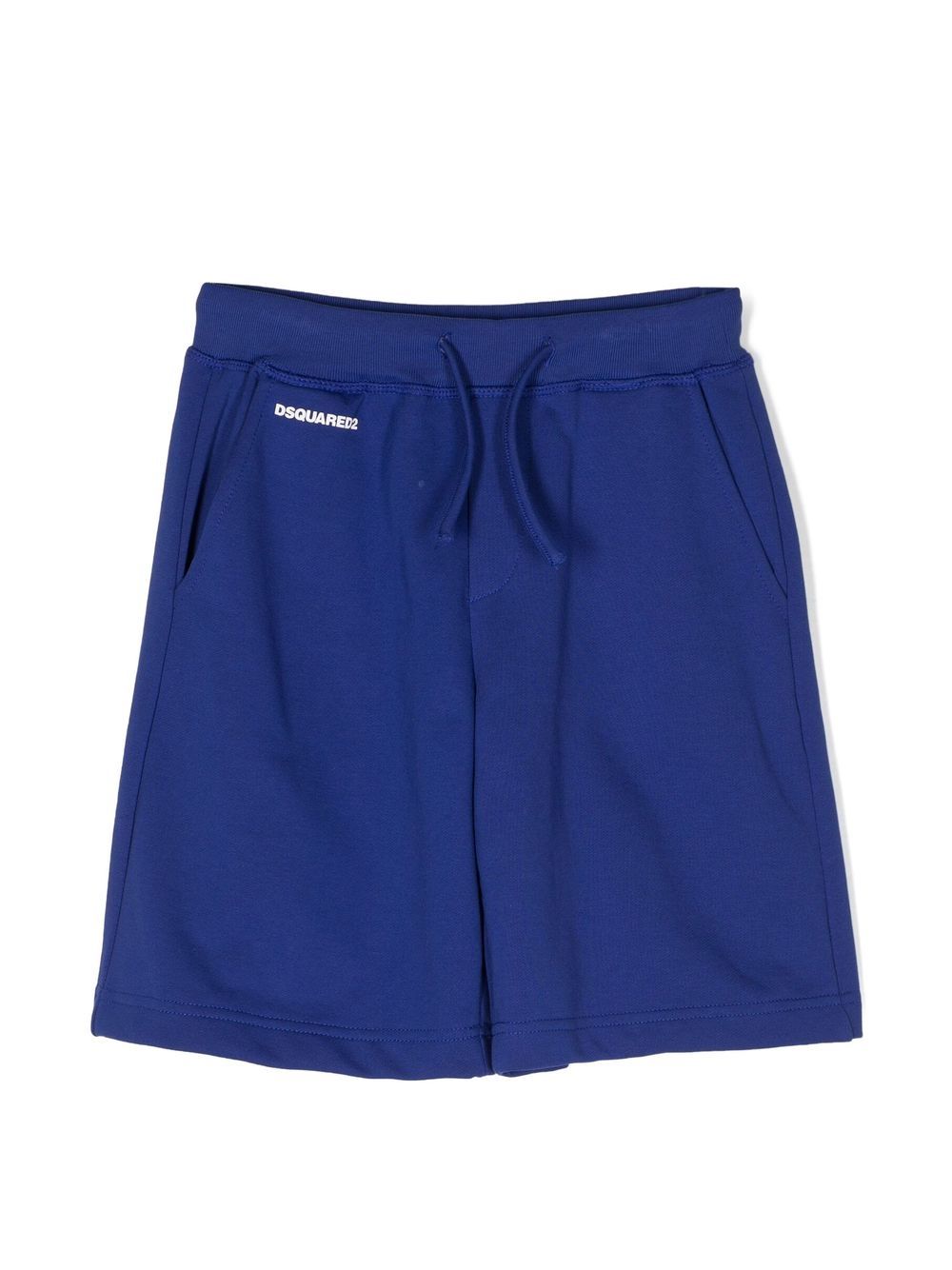 DSQUARED2 KIDS logo-print drawstring shorts - Blue von DSQUARED2 KIDS