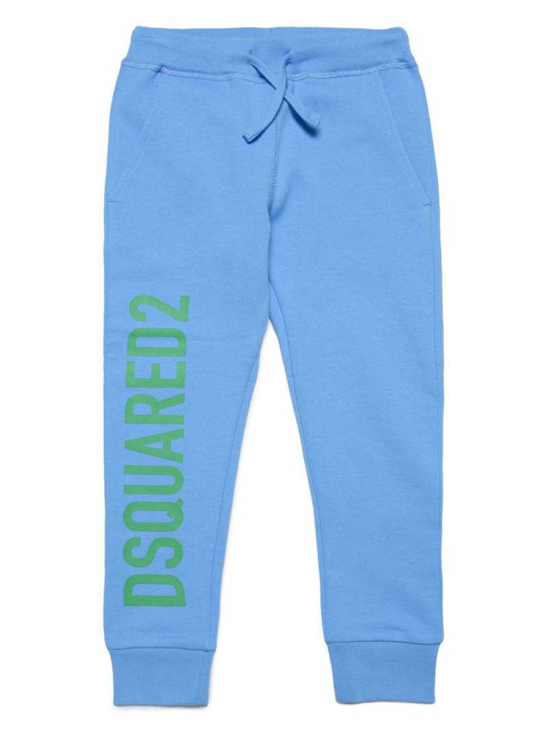 DSQUARED2 KIDS logo-print drawstring track pants - Blue von DSQUARED2 KIDS