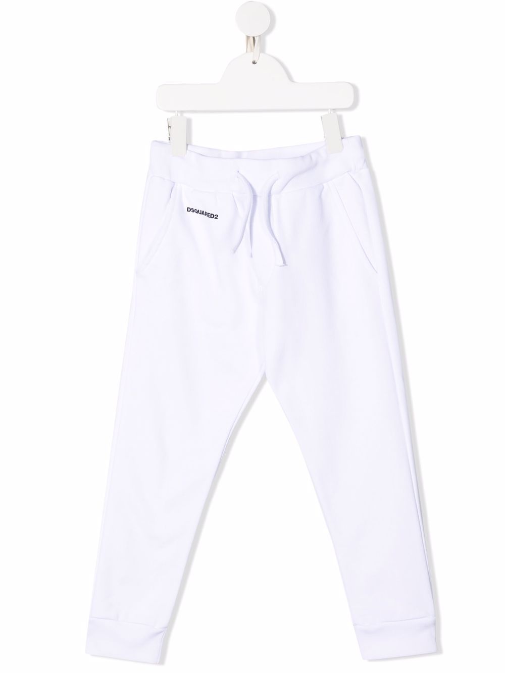 DSQUARED2 KIDS logo-print drawstring track pants - White von DSQUARED2 KIDS