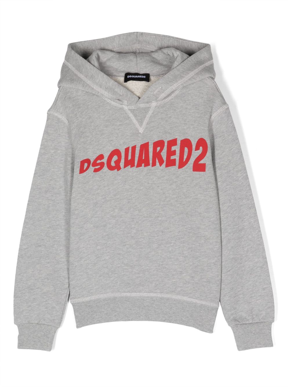 DSQUARED2 KIDS logo-print hoodie - Grey von DSQUARED2 KIDS