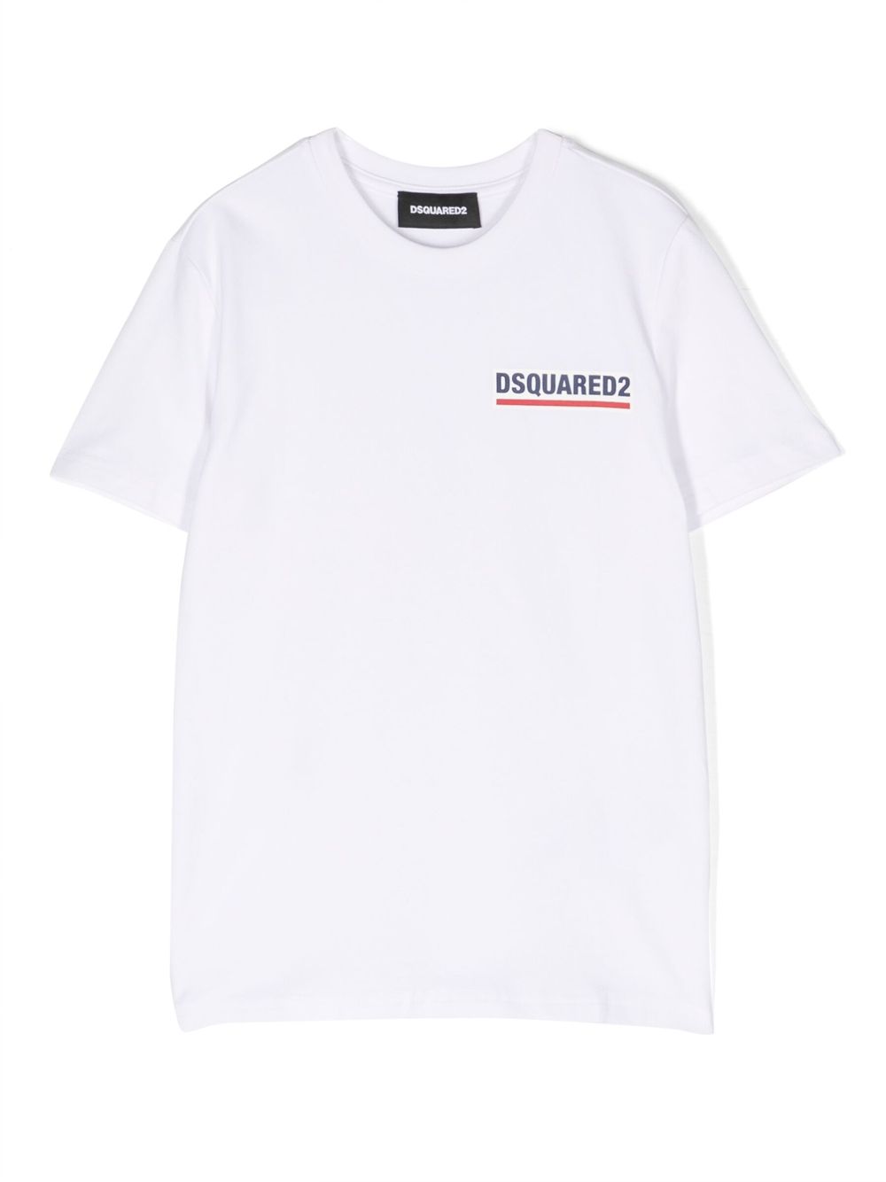 DSQUARED2 KIDS logo-print short-sleeve t-shirt - White von DSQUARED2 KIDS