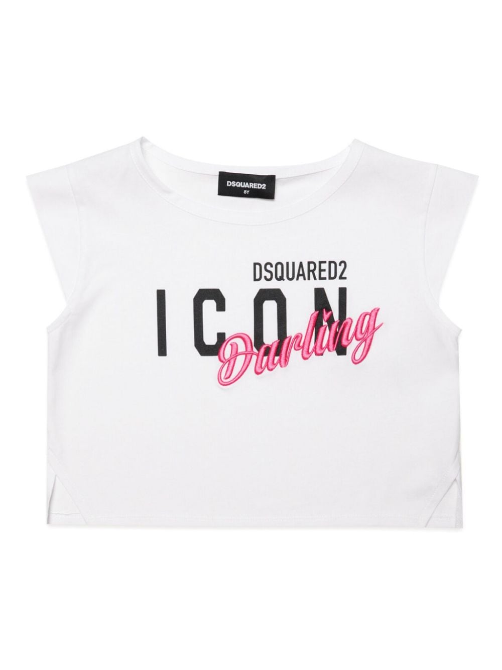 DSQUARED2 KIDS logo-print sleeveless top - White von DSQUARED2 KIDS