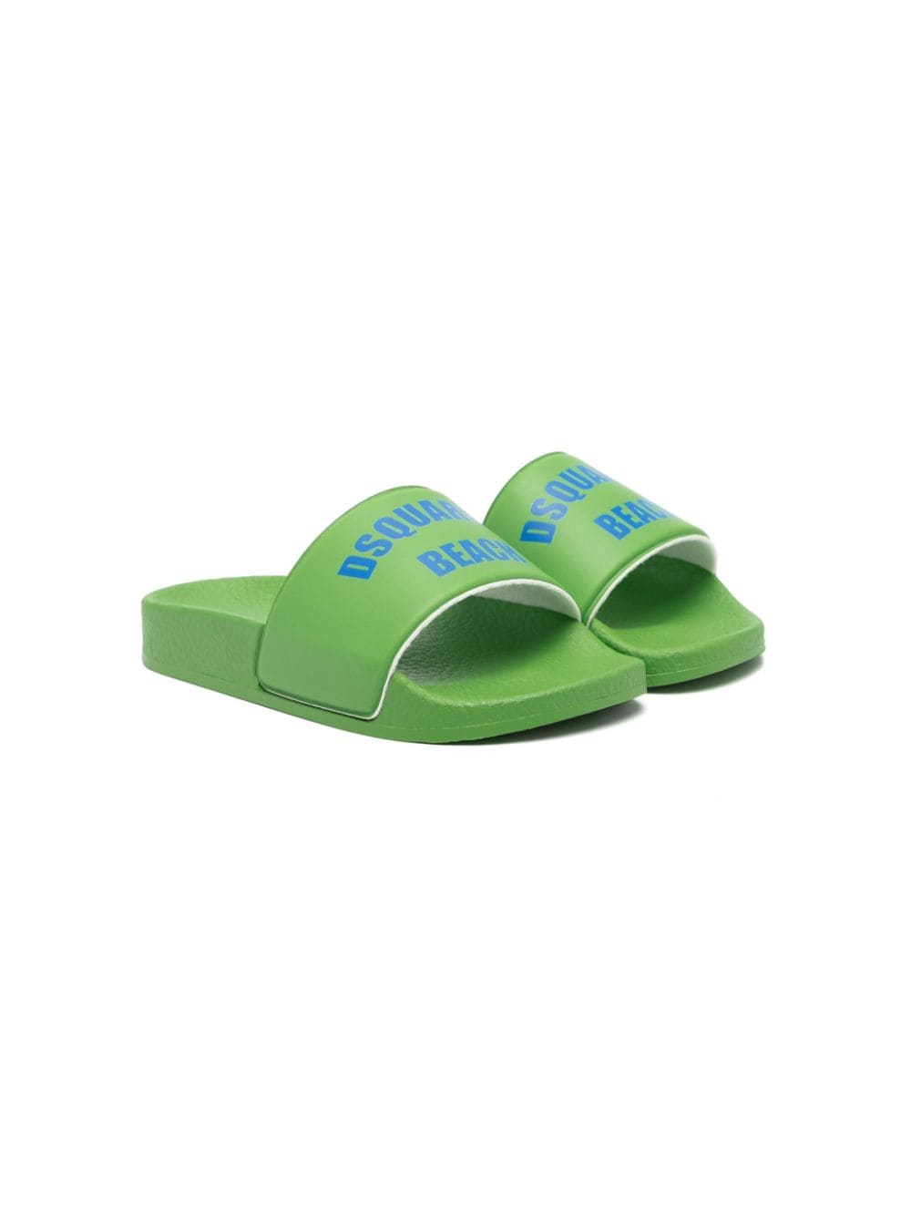 DSQUARED2 KIDS logo-print slides - Green von DSQUARED2 KIDS