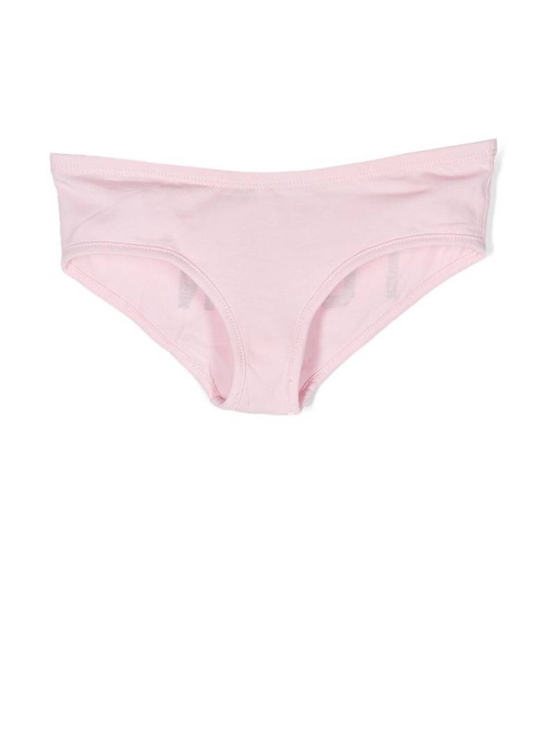 DSQUARED2 KIDS logo-print stretch-cotton briefs - Pink von DSQUARED2 KIDS