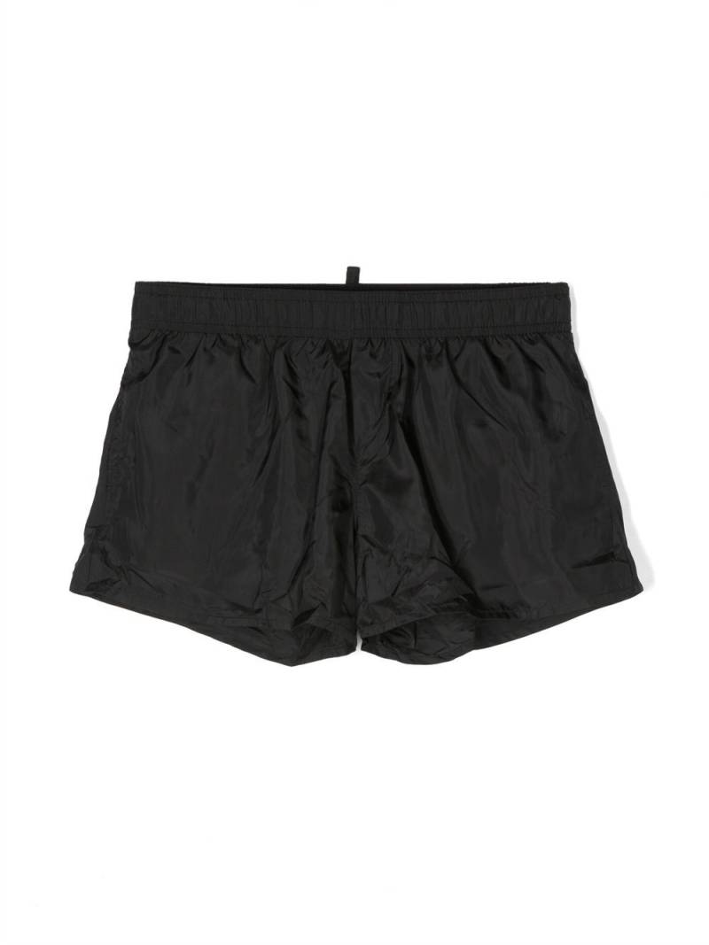 DSQUARED2 KIDS logo-print swim shorts - Black von DSQUARED2 KIDS