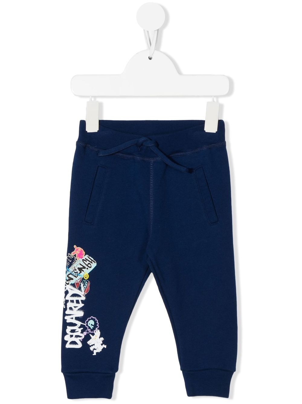 DSQUARED2 KIDS logo-print track pants - Blue von DSQUARED2 KIDS