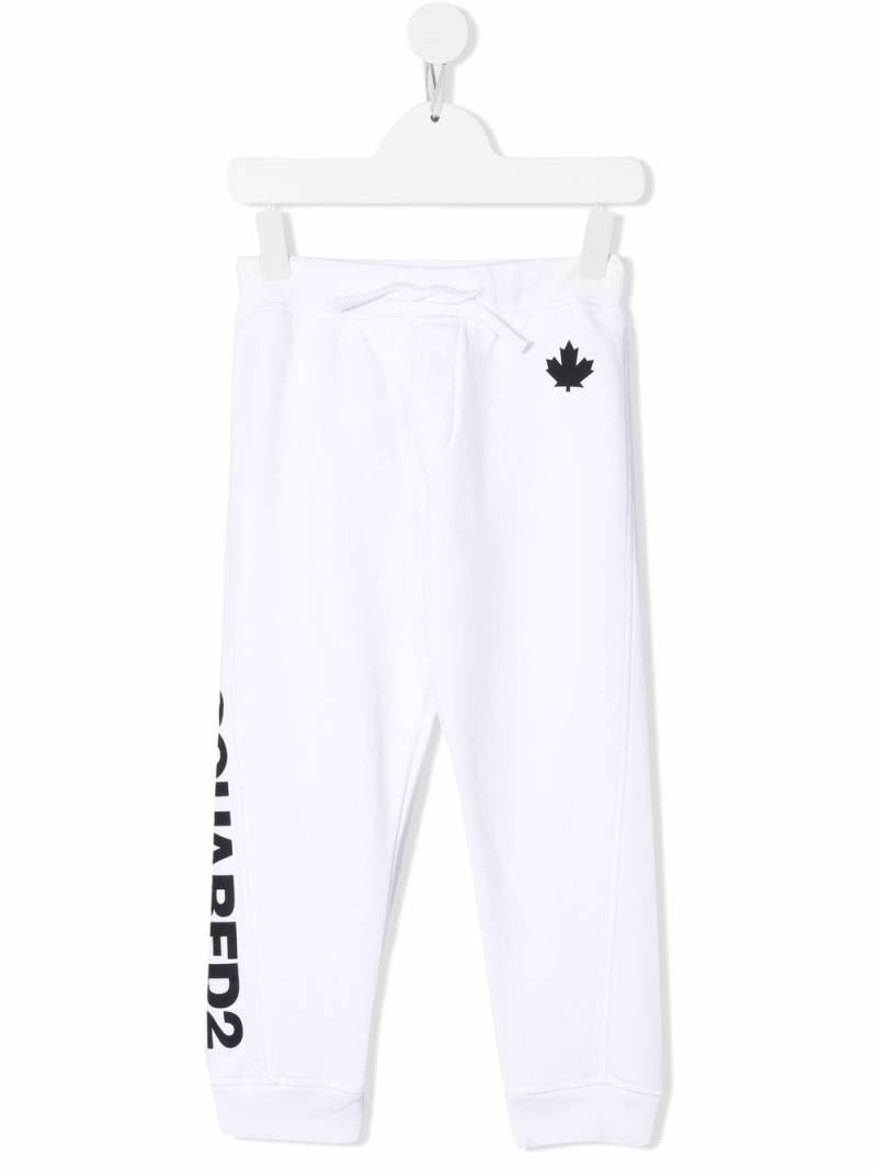 DSQUARED2 KIDS logo-print track pants - White von DSQUARED2 KIDS