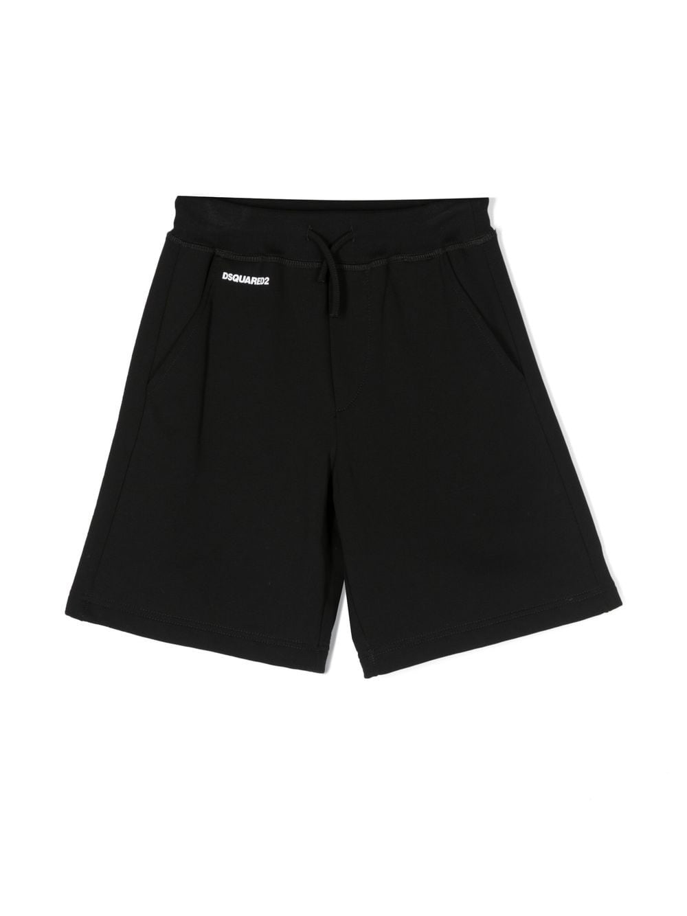 DSQUARED2 KIDS logo-print track shorts - Black von DSQUARED2 KIDS