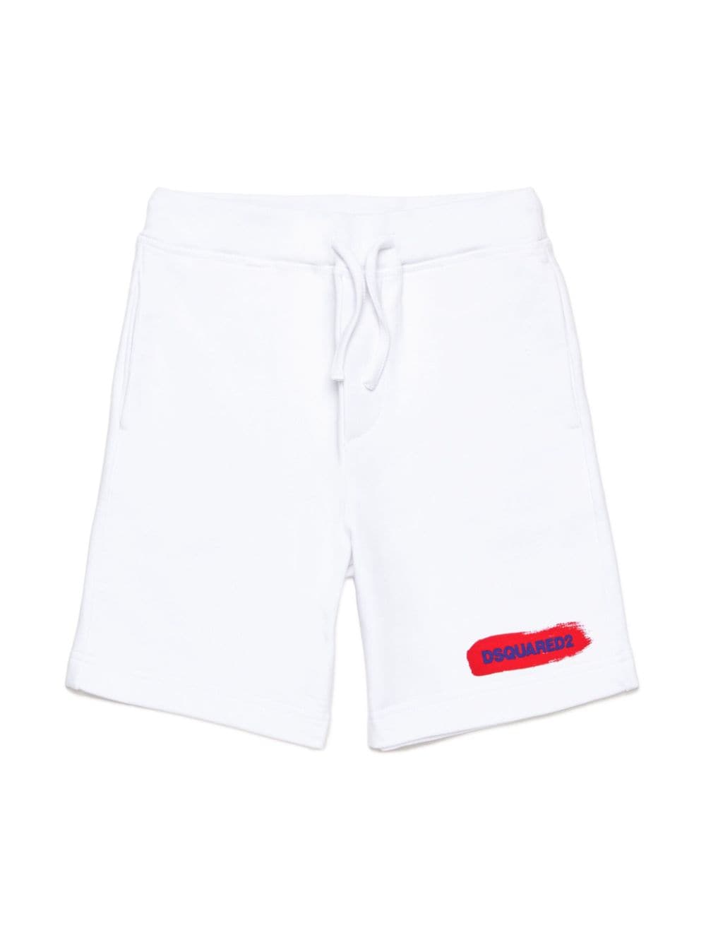 DSQUARED2 KIDS logo-print track shorts - White von DSQUARED2 KIDS