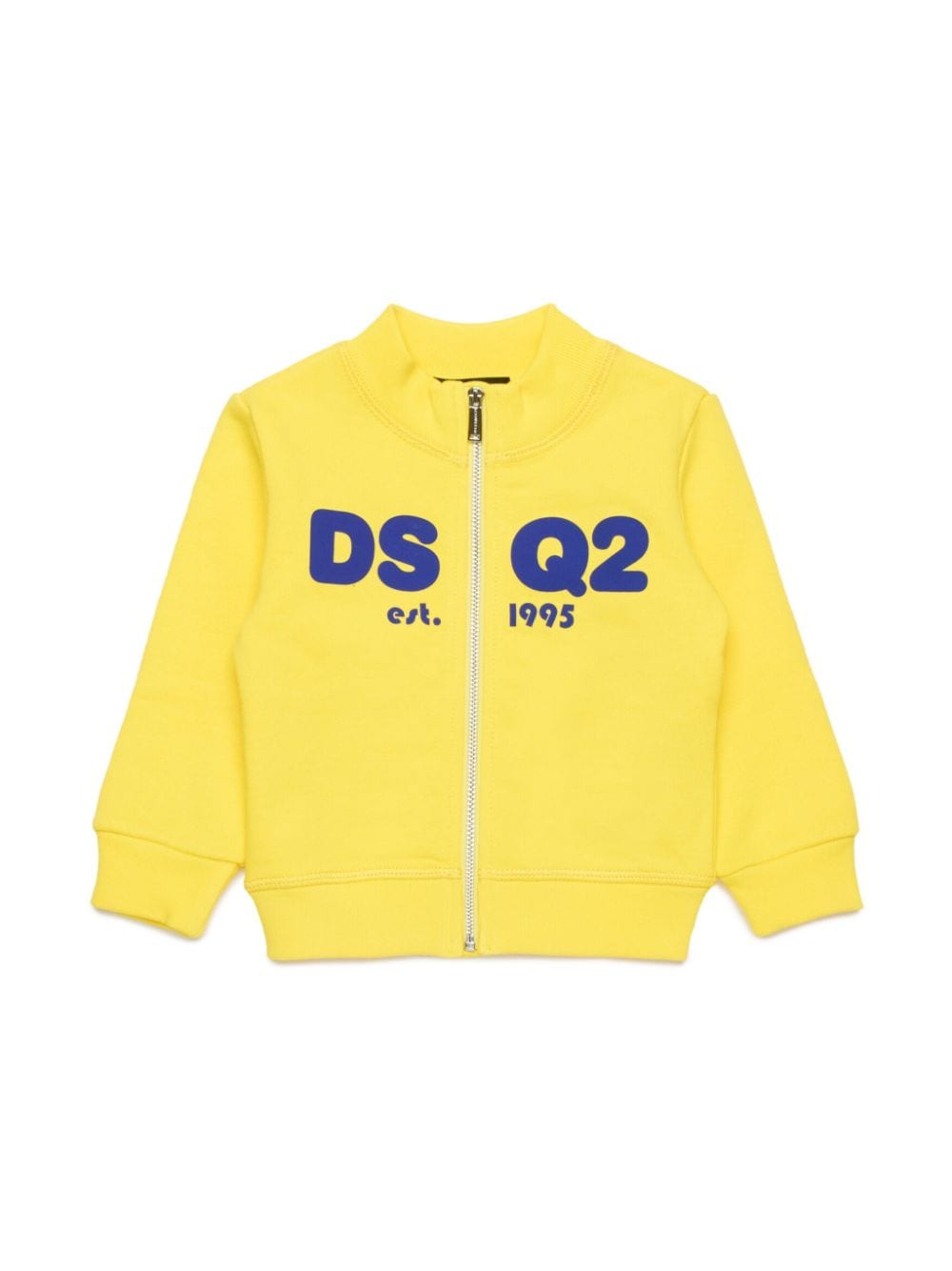 DSQUARED2 KIDS logo-print zip-up sweatshirt - Yellow von DSQUARED2 KIDS