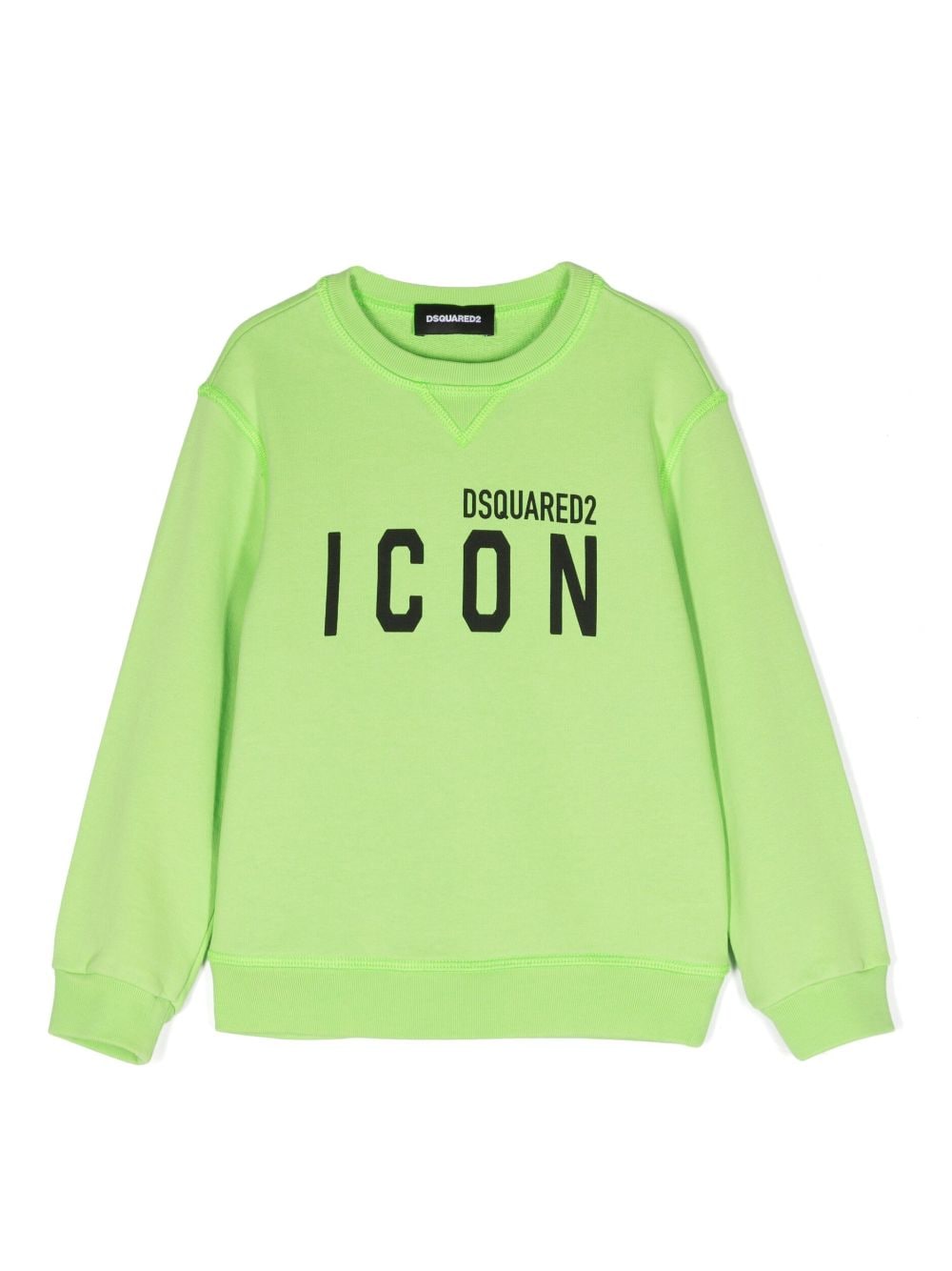 DSQUARED2 KIDS long-sleeve cotton jumper - Green von DSQUARED2 KIDS