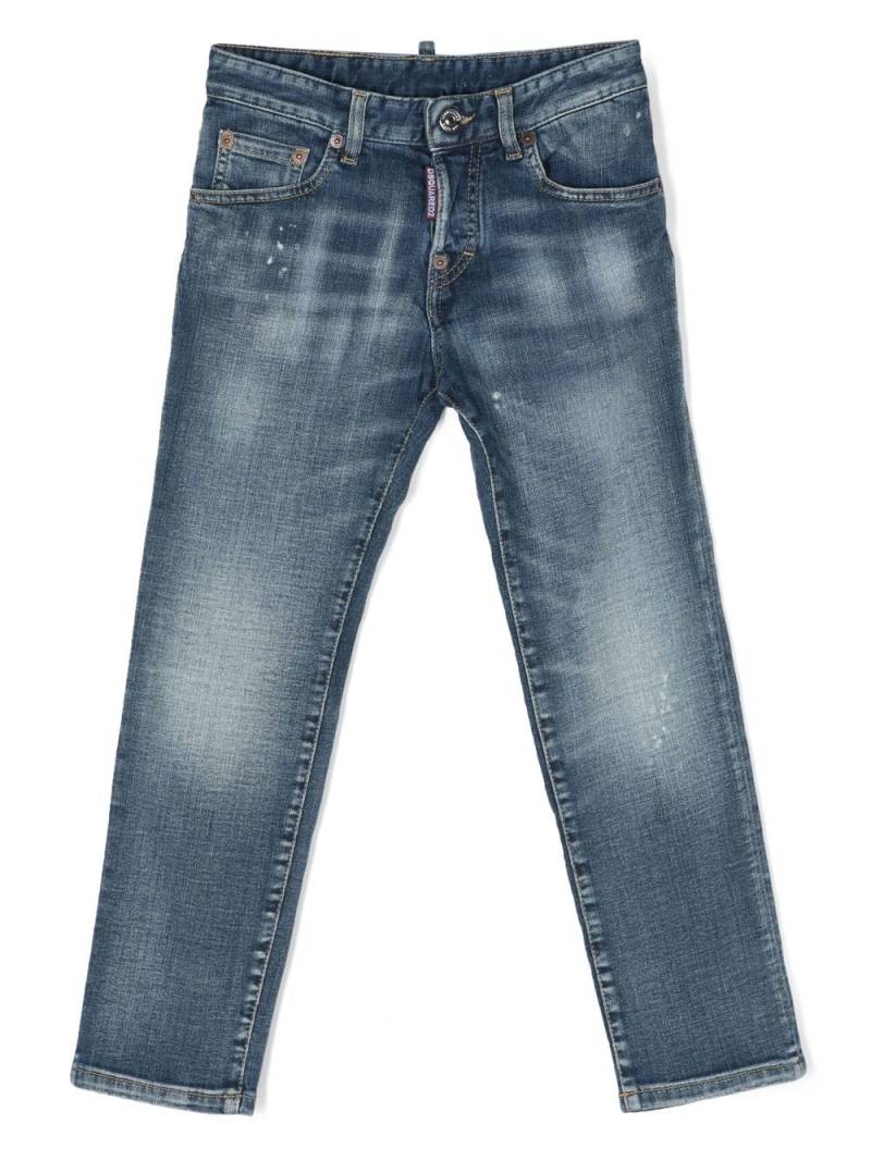 DSQUARED2 KIDS mid-rise skinny jeans - Blue von DSQUARED2 KIDS